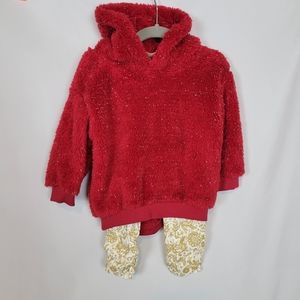 NEW - First Impressions 2-Piece Set includes pants and top w/hood in 12 Months